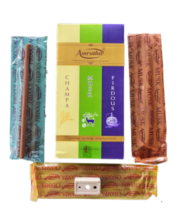Amrutha 3 in 1 Long Fragrance Premium Dhoop Sticks